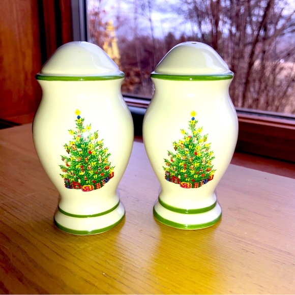 Vintage Christopher Radko Christmas Salt & Pepper Shaker - Picture 1 of 6